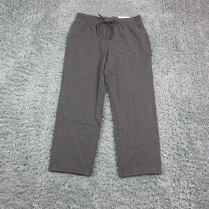 Style&Co. Sweatpants Womens Petite Medium Gray ESS Knit Straight 31x26* NWT